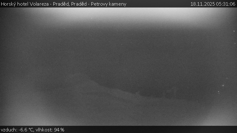 Horský hotel Volareza - Praděd - Praděd - Petrovy kameny - 18.11.2025 v 05:31