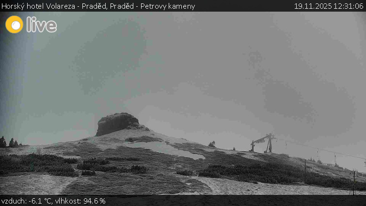 Horský hotel Volareza - Praděd - Praděd - Petrovy kameny - 19.11.2025 v 12:31