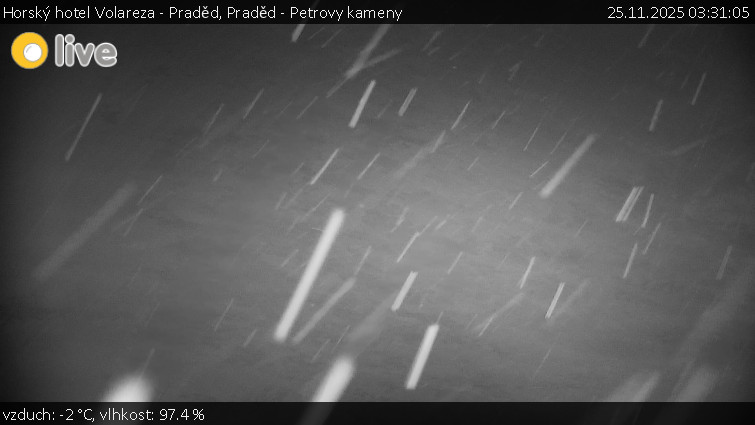 Horský hotel Volareza - Praděd - Praděd - Petrovy kameny - 25.11.2025 v 03:31