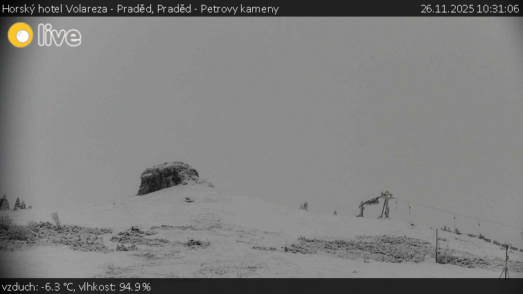 Horský hotel Volareza - Praděd - Praděd - Petrovy kameny - 26.11.2025 v 10:31