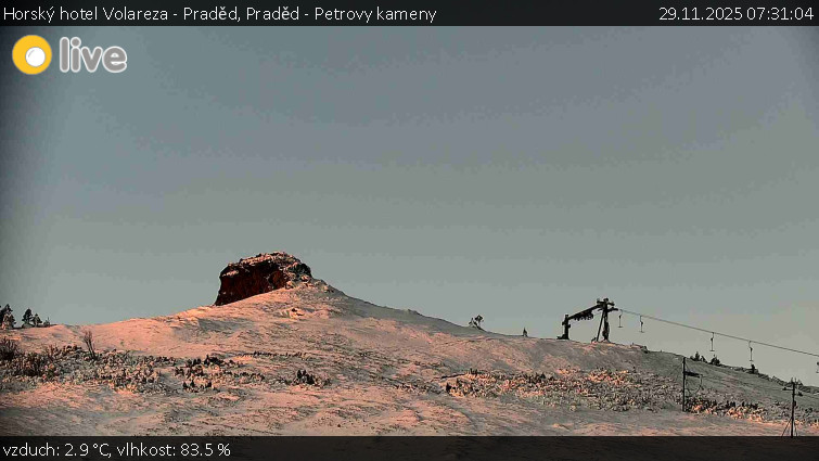 Horský hotel Volareza - Praděd - Praděd - Petrovy kameny - 29.11.2025 v 07:31