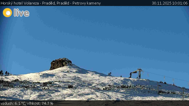 Horský hotel Volareza - Praděd - Praděd - Petrovy kameny - 30.11.2025 v 10:01