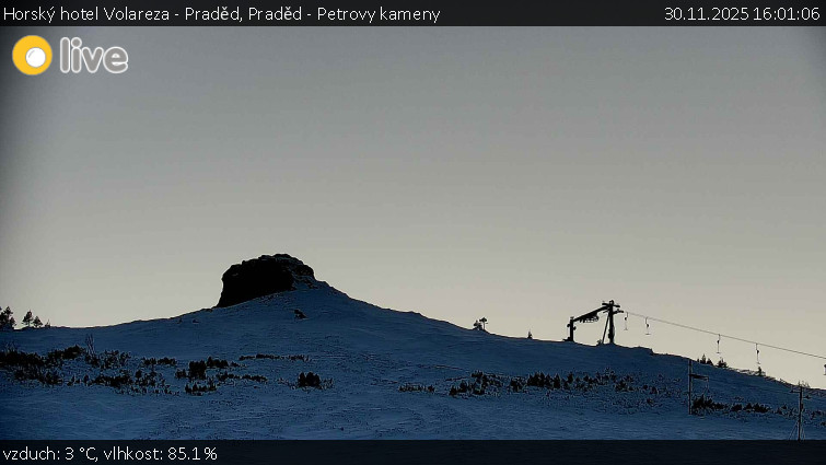 Horský hotel Volareza - Praděd - Praděd - Petrovy kameny - 30.11.2025 v 16:01