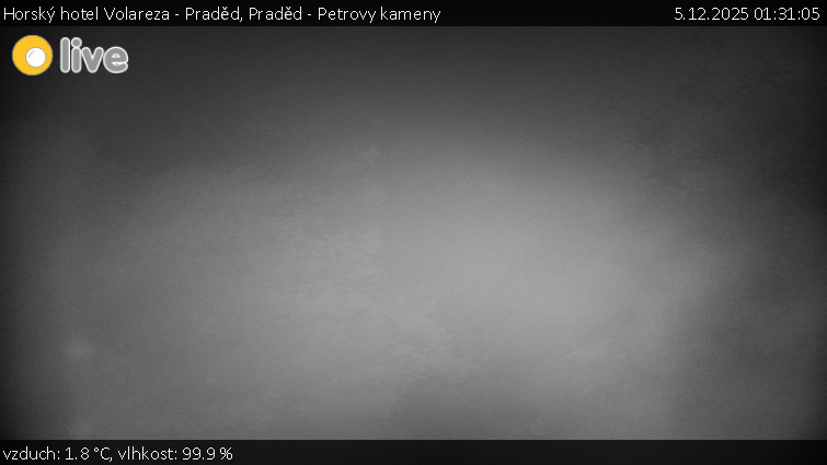 Horský hotel Volareza - Praděd - Praděd - Petrovy kameny - 5.12.2025 v 01:31