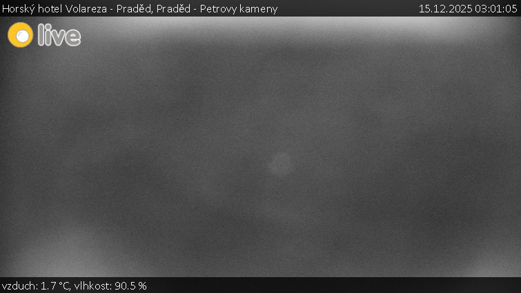 Horský hotel Volareza - Praděd - Praděd - Petrovy kameny - 15.12.2025 v 03:01