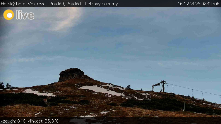 Horský hotel Volareza - Praděd - Praděd - Petrovy kameny - 16.12.2025 v 08:01