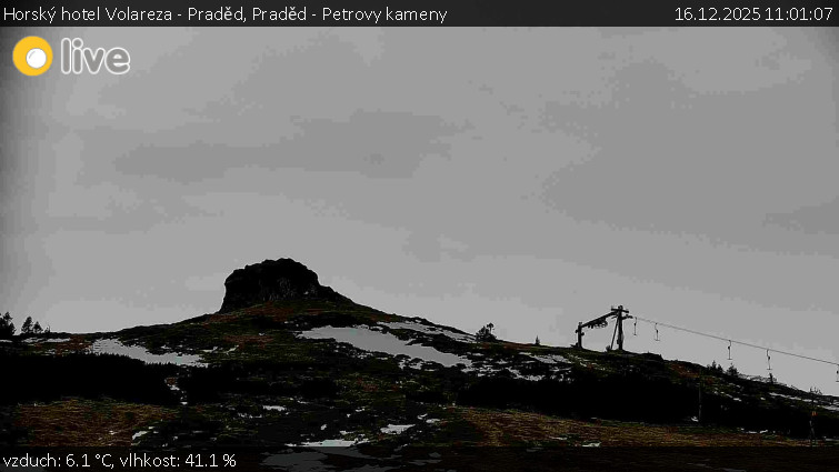 Horský hotel Volareza - Praděd - Praděd - Petrovy kameny - 16.12.2025 v 11:01