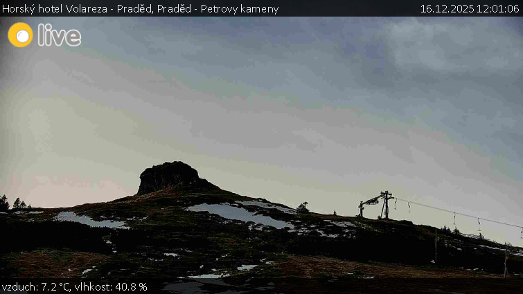 Horský hotel Volareza - Praděd - Praděd - Petrovy kameny - 16.12.2025 v 12:01