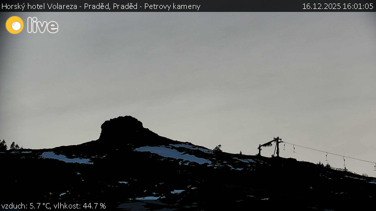 Horský hotel Volareza - Praděd - Praděd - Petrovy kameny - 16.12.2025 v 16:01