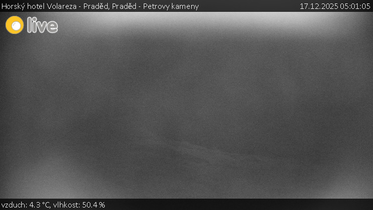 Horský hotel Volareza - Praděd - Praděd - Petrovy kameny - 17.12.2025 v 05:01