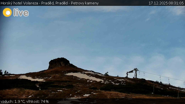 Horský hotel Volareza - Praděd - Praděd - Petrovy kameny - 17.12.2025 v 08:31
