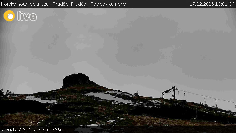Horský hotel Volareza - Praděd - Praděd - Petrovy kameny - 17.12.2025 v 10:01