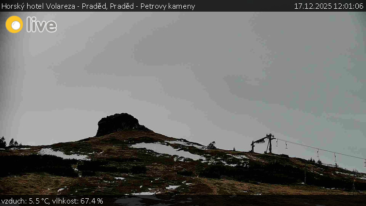 Horský hotel Volareza - Praděd - Praděd - Petrovy kameny - 17.12.2025 v 12:01