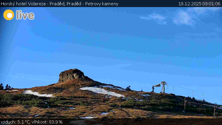 Horský hotel Volareza - Praděd - Praděd - Petrovy kameny - 18.12.2025 v 09:01