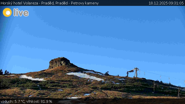 Horský hotel Volareza - Praděd - Praděd - Petrovy kameny - 18.12.2025 v 09:31