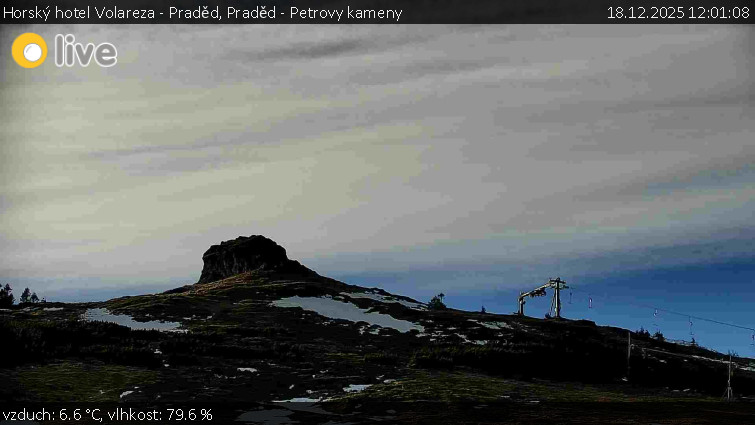 Horský hotel Volareza - Praděd - Praděd - Petrovy kameny - 18.12.2025 v 12:01