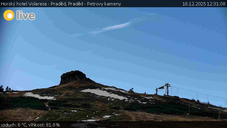 Horský hotel Volareza - Praděd - Praděd - Petrovy kameny - 18.12.2025 v 12:31