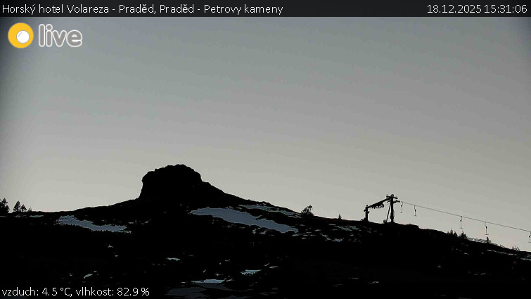 Horský hotel Volareza - Praděd - Praděd - Petrovy kameny - 18.12.2025 v 15:31