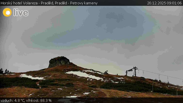 Horský hotel Volareza - Praděd - Praděd - Petrovy kameny - 20.12.2025 v 09:01