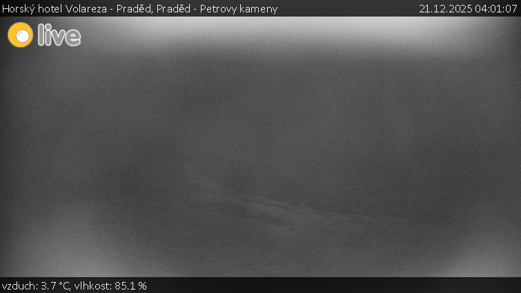 Horský hotel Volareza - Praděd - Praděd - Petrovy kameny - 21.12.2025 v 04:01