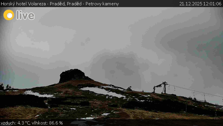 Horský hotel Volareza - Praděd - Praděd - Petrovy kameny - 21.12.2025 v 12:01