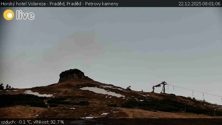 Horský hotel Volareza - Praděd - Praděd - Petrovy kameny - 22.12.2025 v 08:01