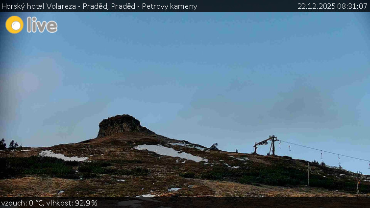 Horský hotel Volareza - Praděd - Praděd - Petrovy kameny - 22.12.2025 v 08:31