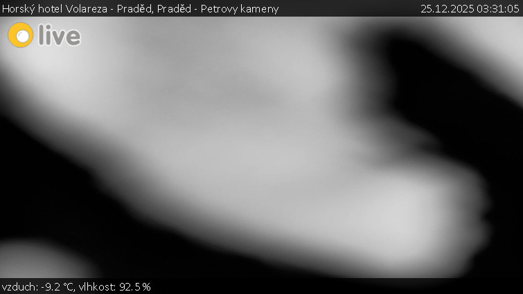 Horský hotel Volareza - Praděd - Praděd - Petrovy kameny - 25.12.2025 v 03:31