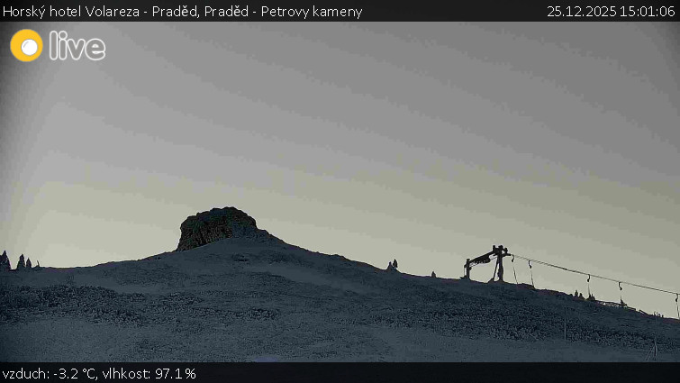 Horský hotel Volareza - Praděd - Praděd - Petrovy kameny - 25.12.2025 v 15:01