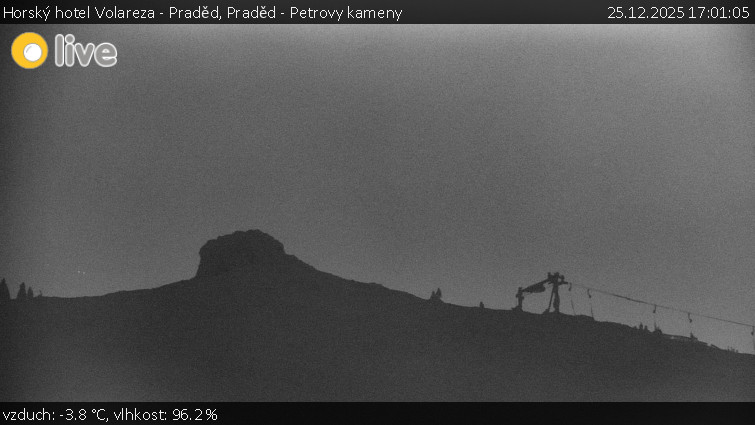 Horský hotel Volareza - Praděd - Praděd - Petrovy kameny - 25.12.2025 v 17:01