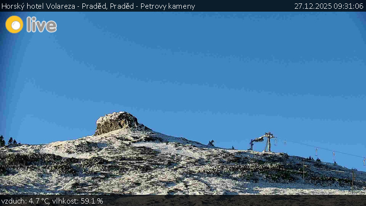 Horský hotel Volareza - Praděd - Praděd - Petrovy kameny - 27.12.2025 v 09:31