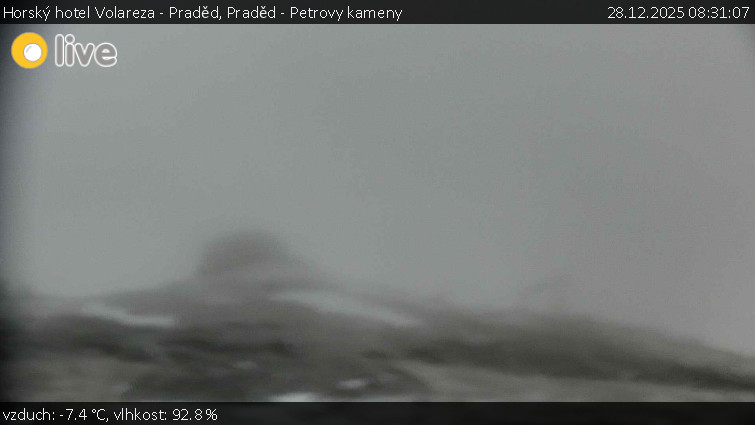 Horský hotel Volareza - Praděd - Praděd - Petrovy kameny - 28.12.2025 v 08:31