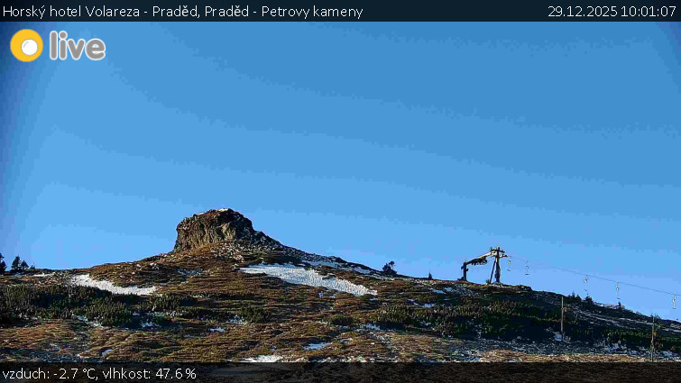 Horský hotel Volareza - Praděd - Praděd - Petrovy kameny - 29.12.2025 v 10:01