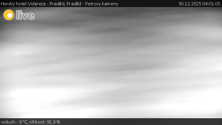 Horský hotel Volareza - Praděd - Praděd - Petrovy kameny - 30.12.2025 v 04:01