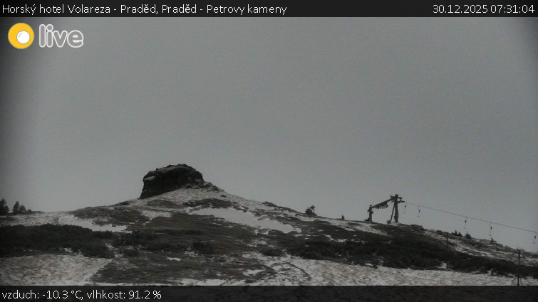 Horský hotel Volareza - Praděd - Praděd - Petrovy kameny - 30.12.2025 v 07:31