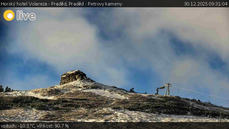 Horský hotel Volareza - Praděd - Praděd - Petrovy kameny - 30.12.2025 v 09:31