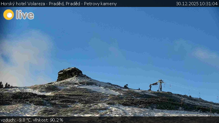 Horský hotel Volareza - Praděd - Praděd - Petrovy kameny - 30.12.2025 v 10:31
