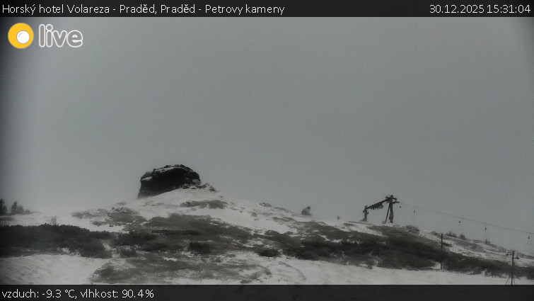 Horský hotel Volareza - Praděd - Praděd - Petrovy kameny - 30.12.2025 v 15:31
