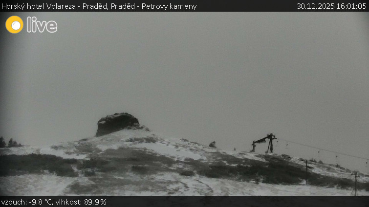 Horský hotel Volareza - Praděd - Praděd - Petrovy kameny - 30.12.2025 v 16:01