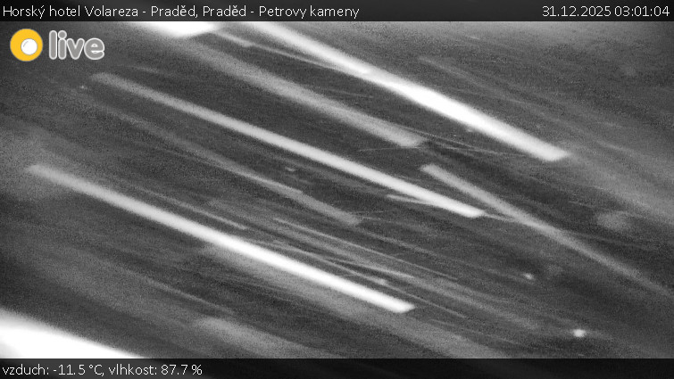 Horský hotel Volareza - Praděd - Praděd - Petrovy kameny - 31.12.2025 v 03:01