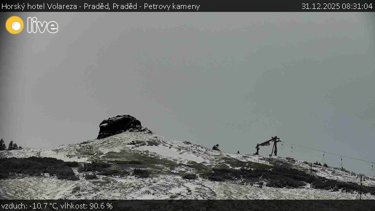Horský hotel Volareza - Praděd - Praděd - Petrovy kameny - 31.12.2025 v 08:31