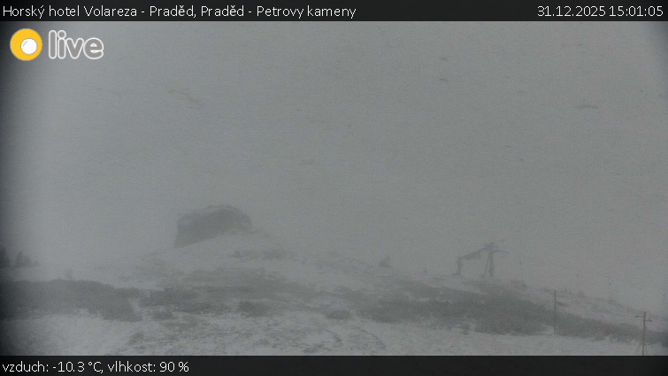 Horský hotel Volareza - Praděd - Praděd - Petrovy kameny - 31.12.2025 v 15:01