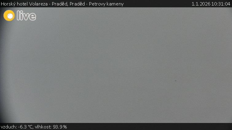 Horský hotel Volareza - Praděd - Praděd - Petrovy kameny - 1.1.2026 v 10:31