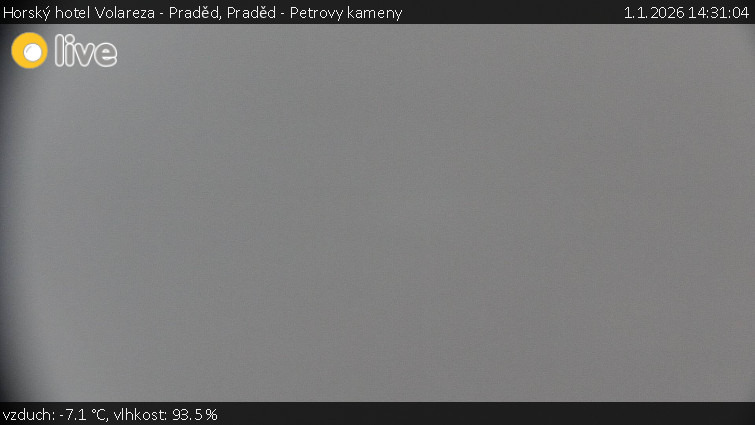Horský hotel Volareza - Praděd - Praděd - Petrovy kameny - 1.1.2026 v 14:31
