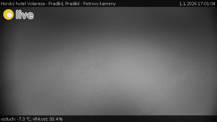 Horský hotel Volareza - Praděd - Praděd - Petrovy kameny - 1.1.2026 v 17:01