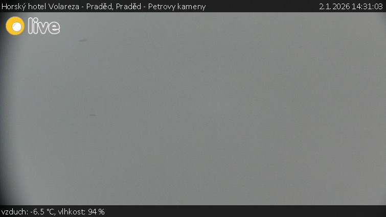 Horský hotel Volareza - Praděd - Praděd - Petrovy kameny - 2.1.2026 v 14:31