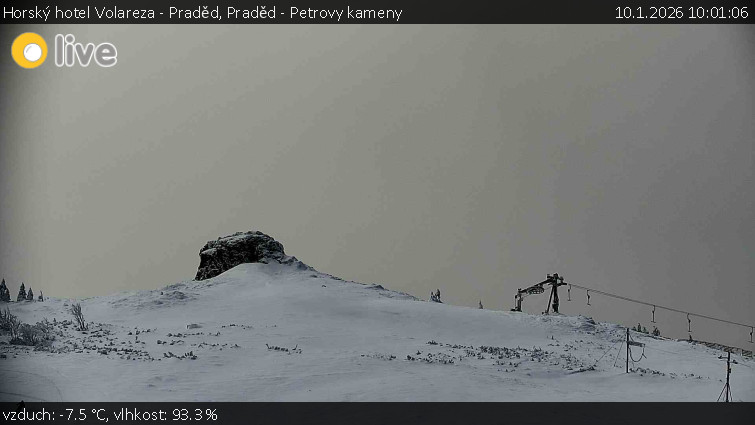 Horský hotel Volareza - Praděd - Praděd - Petrovy kameny - 10.1.2026 v 10:01