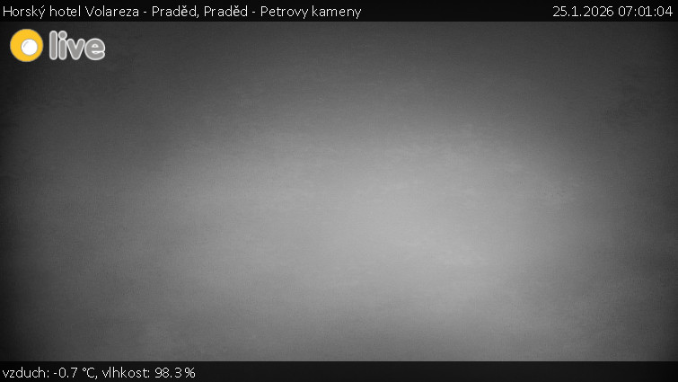 Horský hotel Volareza - Praděd - Praděd - Petrovy kameny - 25.1.2026 v 07:01