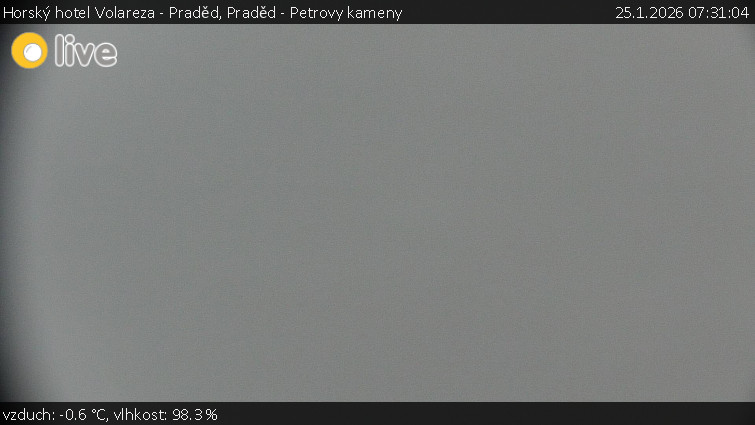 Horský hotel Volareza - Praděd - Praděd - Petrovy kameny - 25.1.2026 v 07:31