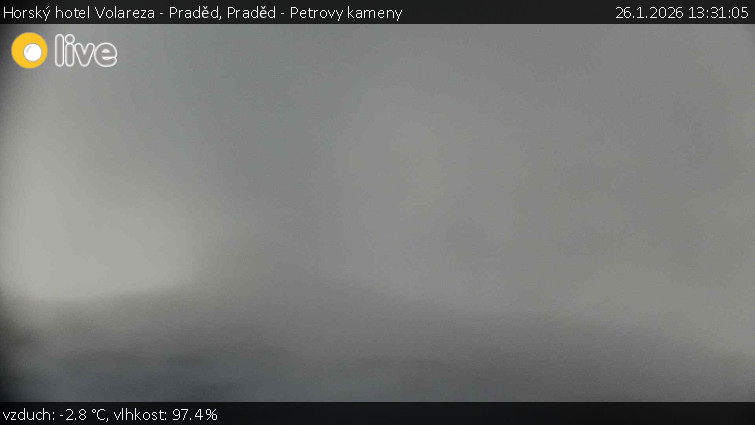 Horský hotel Volareza - Praděd - Praděd - Petrovy kameny - 26.1.2026 v 13:31